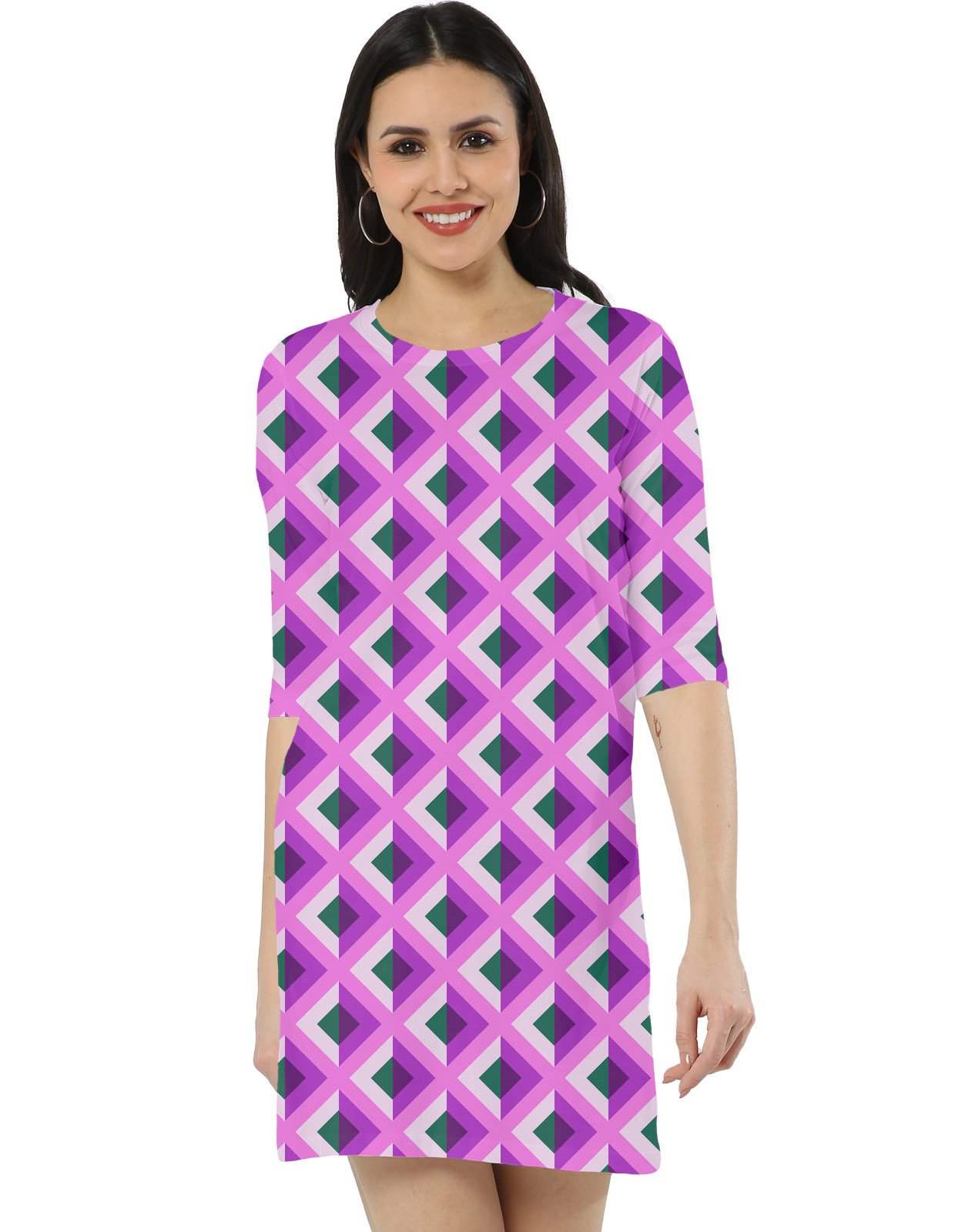 Berry Tease DAG Women T-Shirt Dress - Image 1