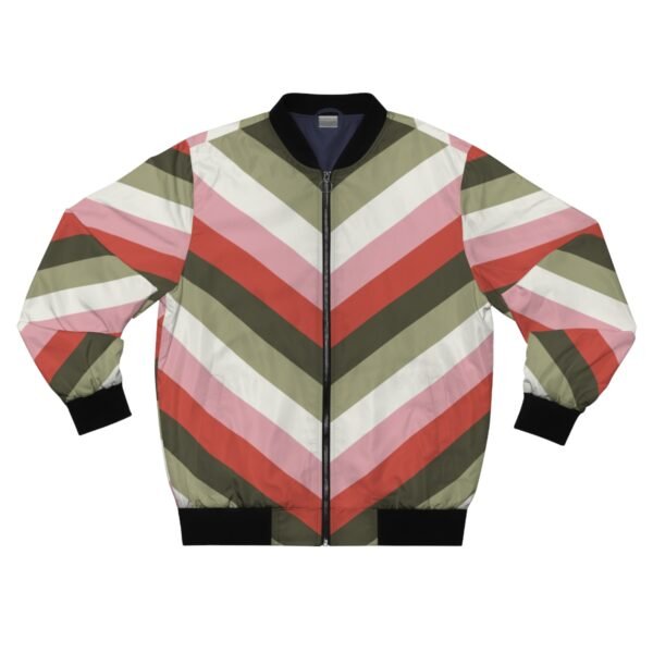 Dried Roses Chevron Men Bomber Jacket