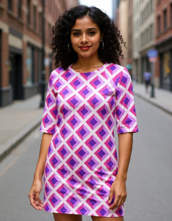 Electric Bold DAG Women T-Shirt Dress