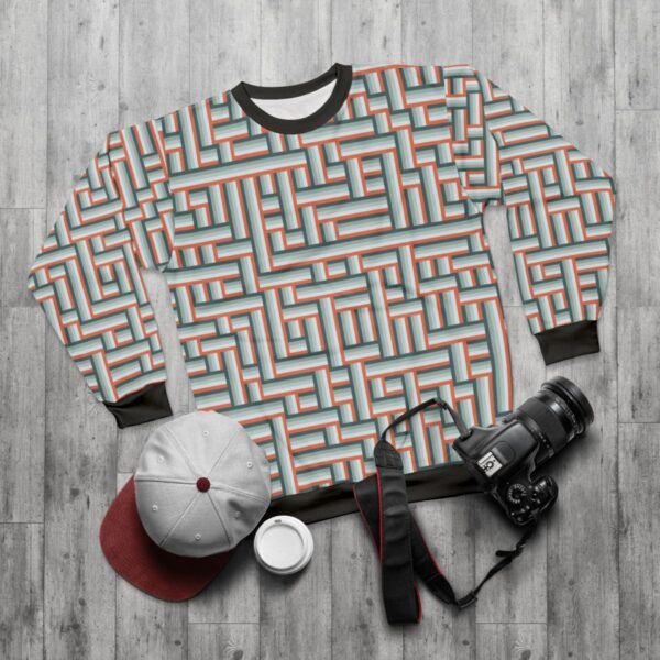 Fox in the Snow LGRG Unisex Sweat Shirt - Image 5