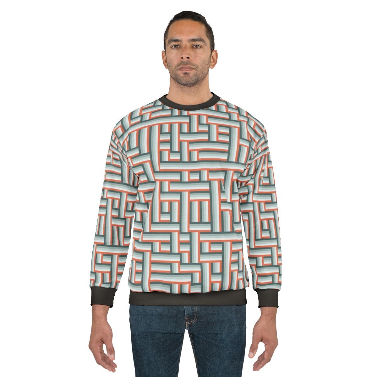 Fox in the Snow LGRG Unisex Sweat Shirt - Image 1