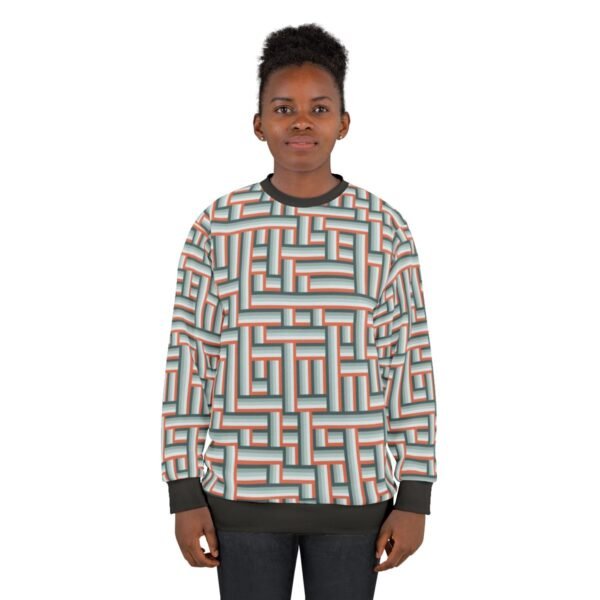 Fox in the Snow LGRG Unisex Sweat Shirt - Image 2