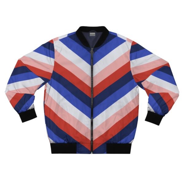 French Alps Chevron Men Bomber Jacket