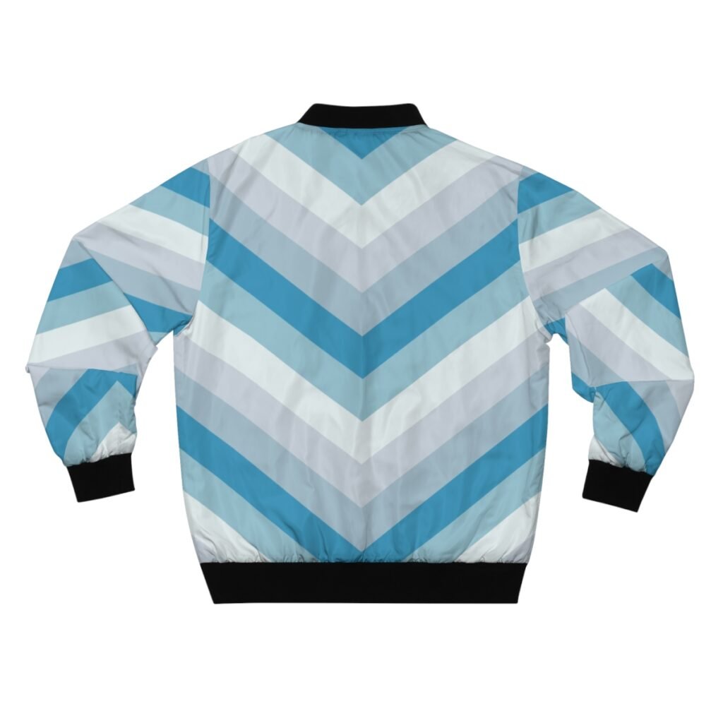 Frosty Morning Chevron Men Bomber Jacket