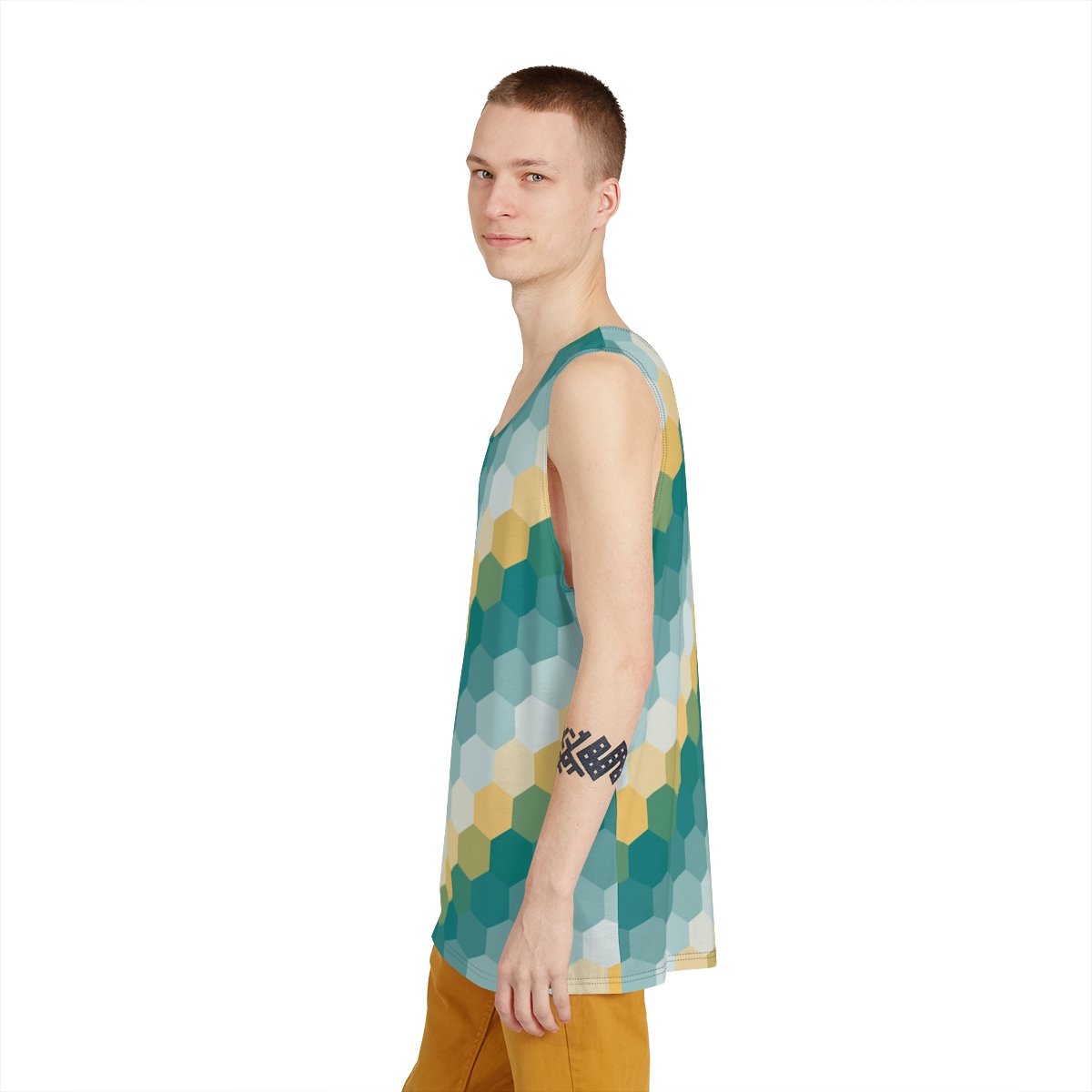 Golden Shore GH Men Sleeveless Tee - Image 5