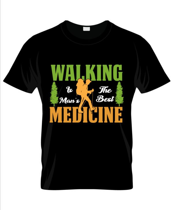 Hiking 002 Men Standard Crew T-Shirt - Image 2