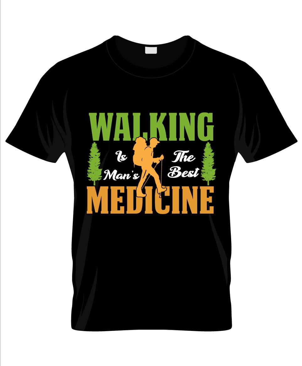 Hiking 002 Men Standard Crew T-Shirt - Image 2