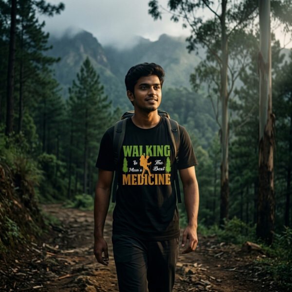 Hiking 002 Men Standard Crew T-Shirt - Image 3