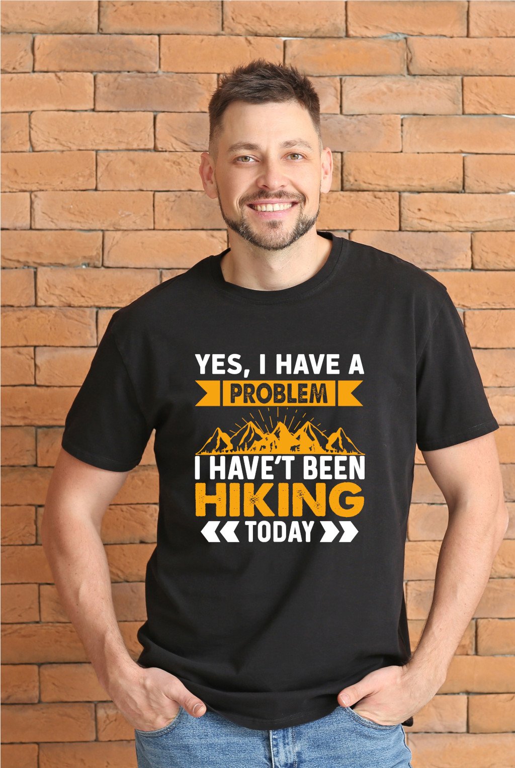 Hiking 003 Men Standard Crew T-Shirt - Image 2