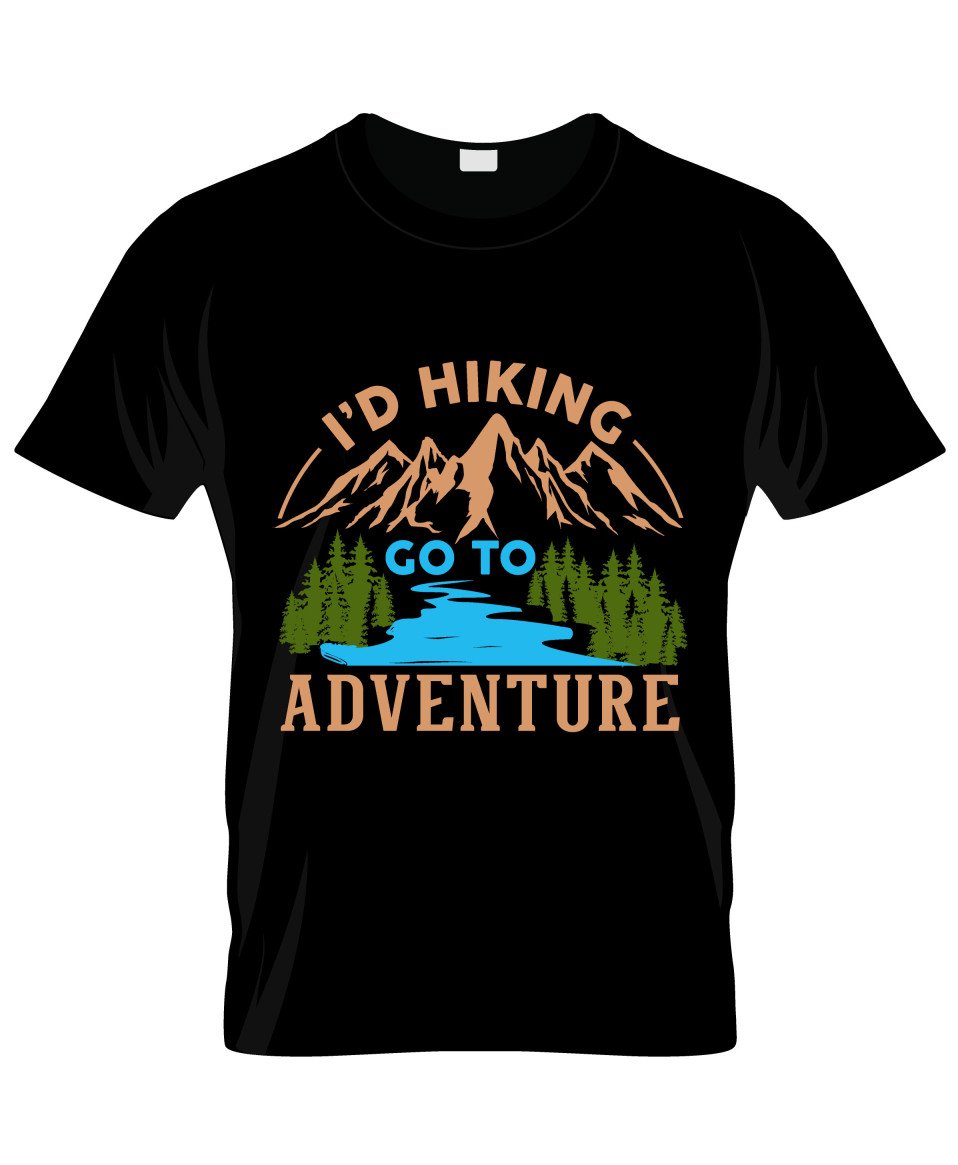Hiking 004 Men Standard Crew T-Shirt - Image 2