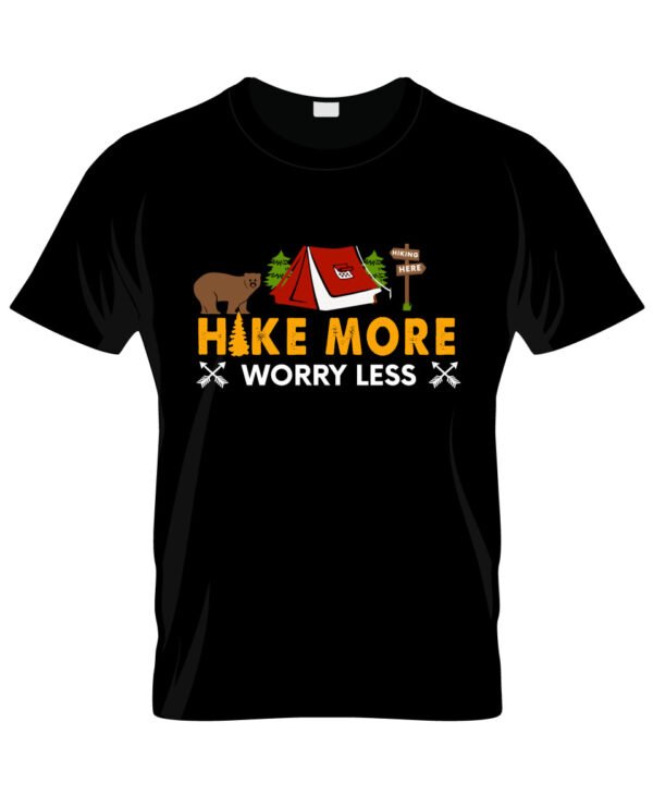 Hiking 007 Men Standard Crew T-Shirt - Image 2