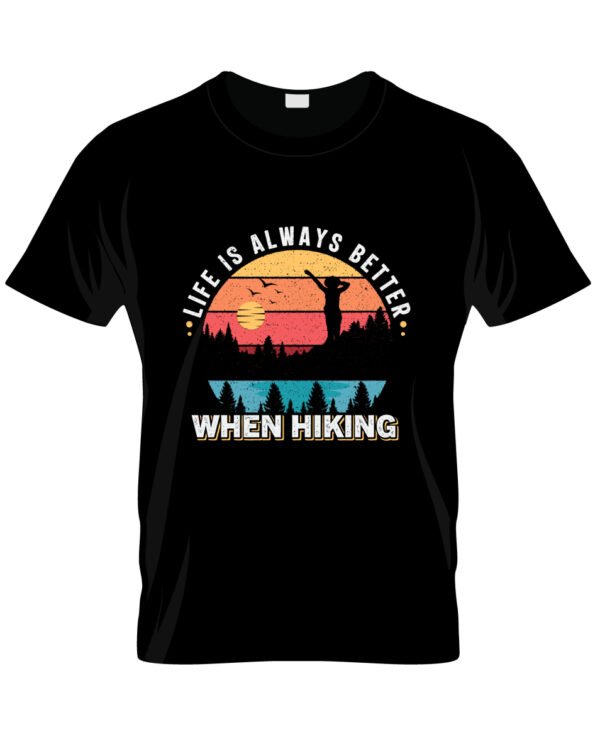 Hiking 009 Men Standard Crew T-Shirt - Image 2