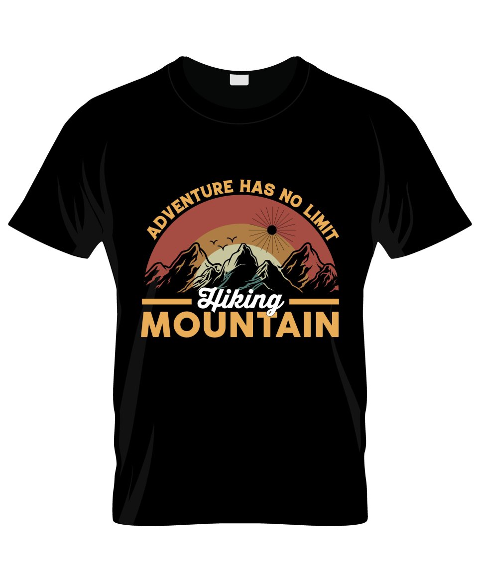 Hiking 011 Men Standard Crew T-Shirt - Image 2