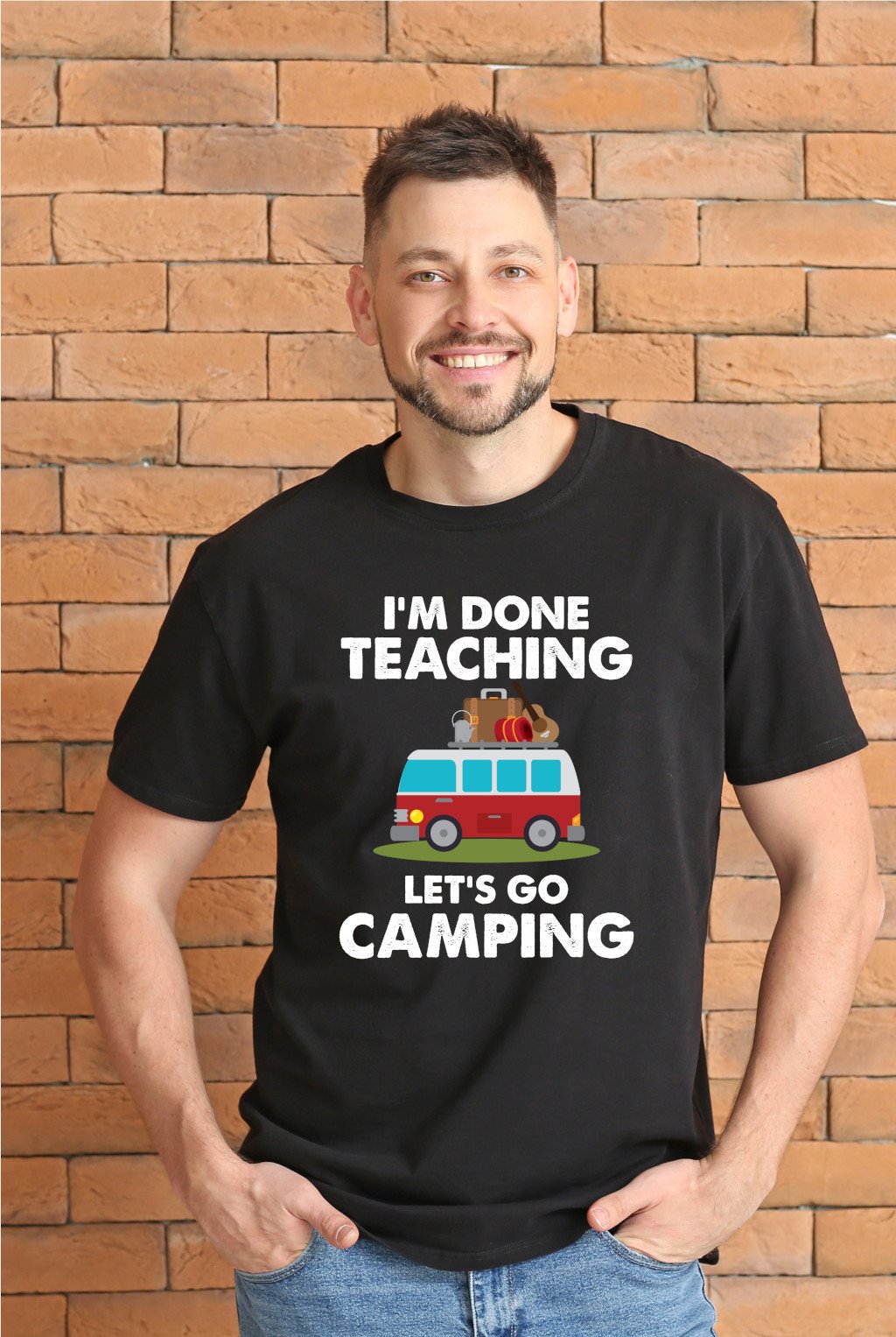 Hiking 012 Men Standard Crew T-Shirt - Image 1