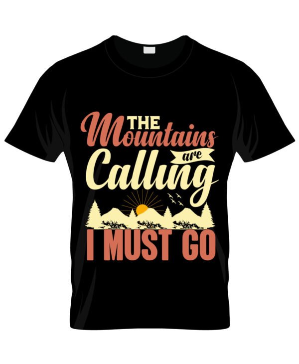 Hiking 014 Men Standard Crew T-Shirt - Image 2