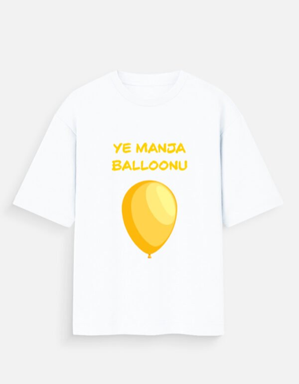 Manja Balloon Unisex Oversized Standard T-Shirt - Image 5