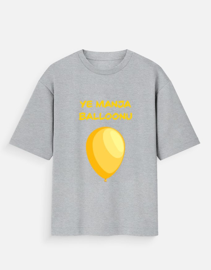 Manja Balloon Unisex Oversized Standard T-Shirt - Image 10