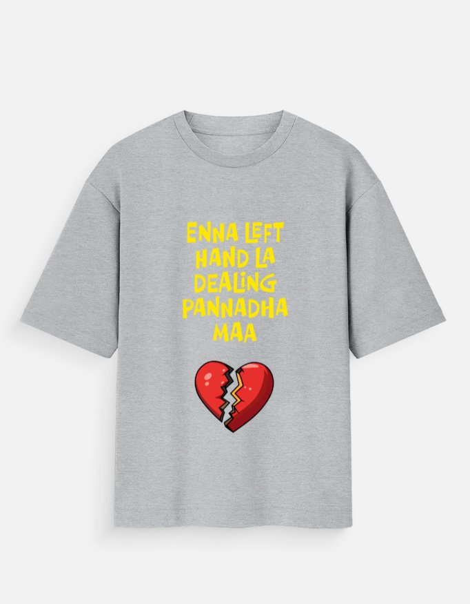 No Left Hand Dealing Unisex Oversized Standard T-Shirt - Image 8