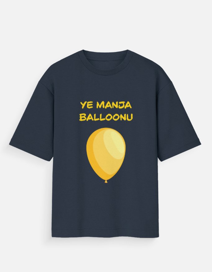 Manja Balloon Unisex Oversized Standard T-Shirt - Image 3
