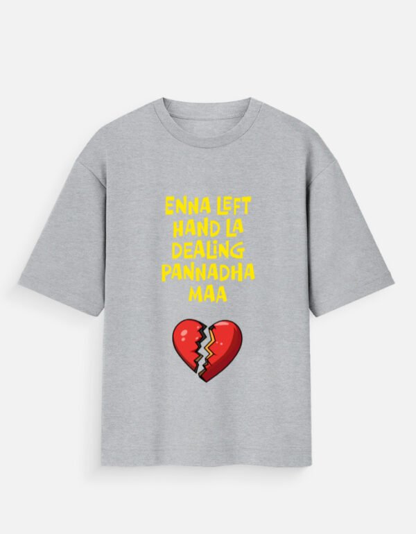 No Left Hand Dealing Unisex Oversized Standard T-Shirt - Image 3