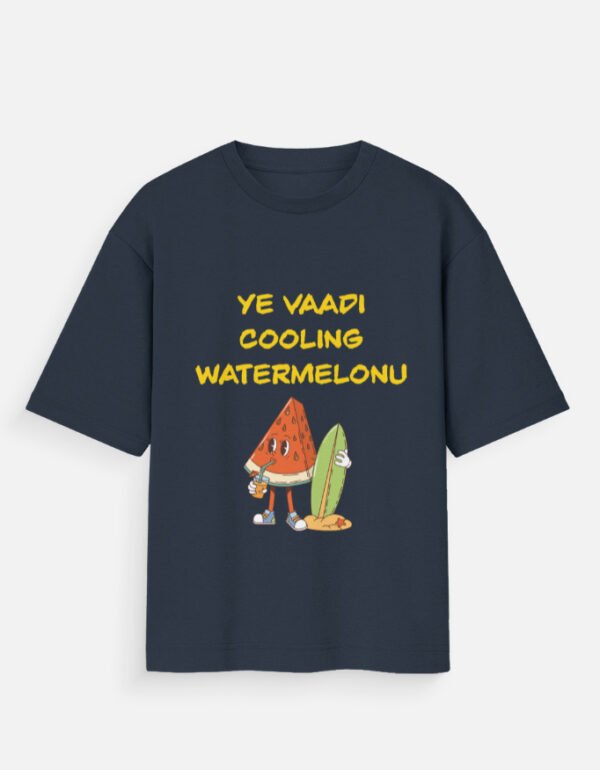 Ye Vaadi Cooling Watermelon Unisex Oversized Standard T-Shirt - Image 4