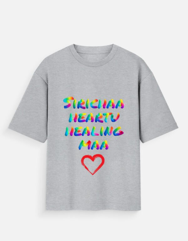 Siricha Heartu Healing Unisex Oversized Standard T-Shirt - Image 13
