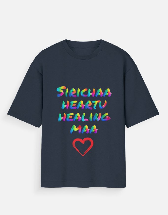 Siricha Heartu Healing Unisex Oversized Standard T-Shirt - Image 7