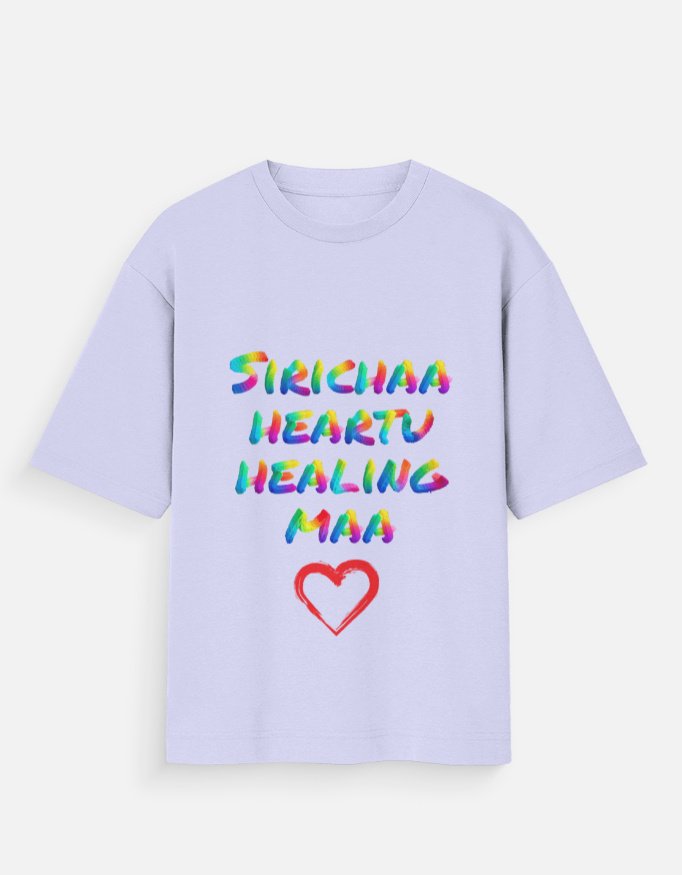Siricha Heartu Healing Unisex Oversized Standard T-Shirt - Image 4