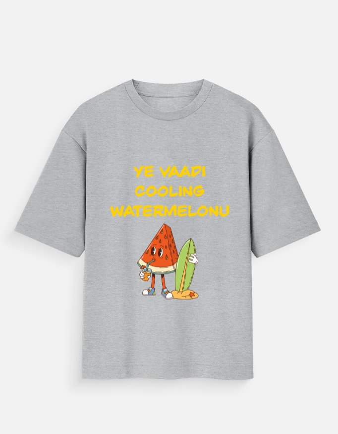Ye Vaadi Cooling Watermelon Unisex Oversized Standard T-Shirt - Image 12