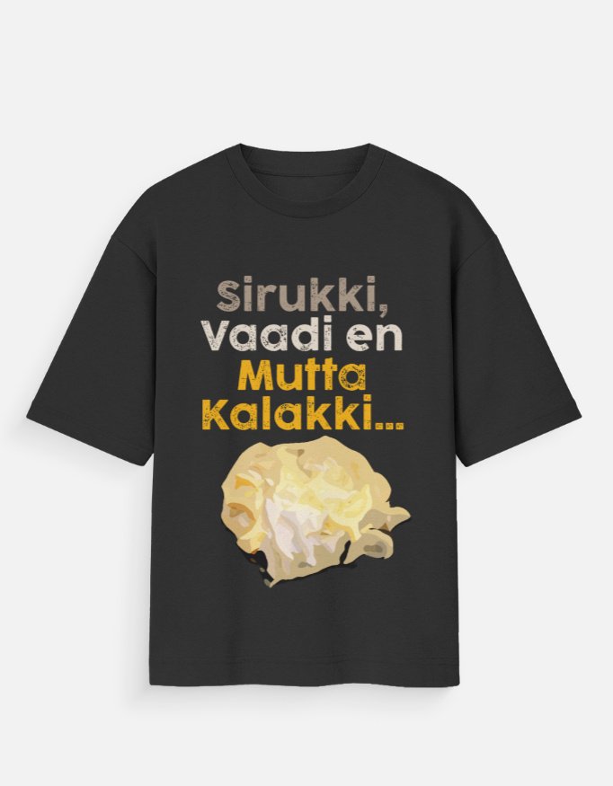 Mutta Kalakki Unisex Oversized Standard T-Shirt - Image 2