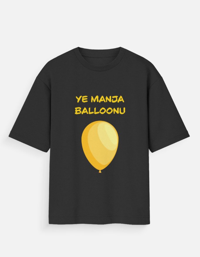 Manja Balloon Unisex Oversized Standard T-Shirt - Image 2