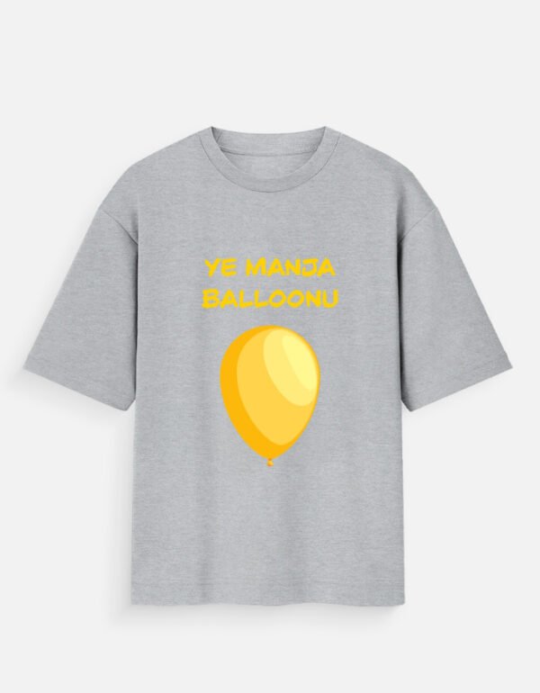 Manja Balloon Unisex Oversized Standard T-Shirt - Image 4