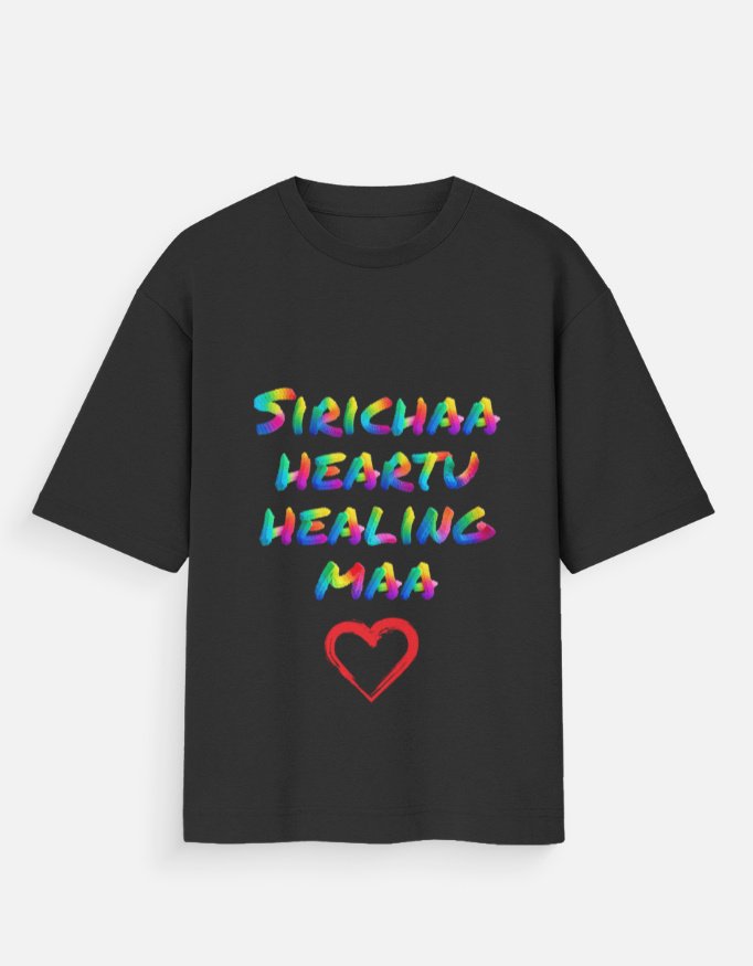 Siricha Heartu Healing Unisex Oversized Standard T-Shirt - Image 11