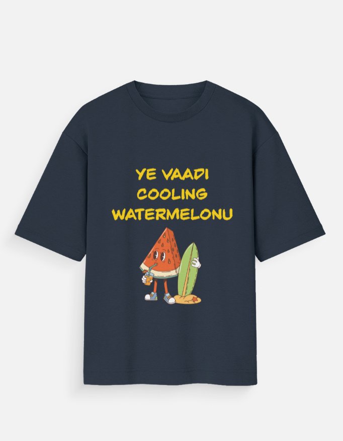 Ye Vaadi Cooling Watermelon Unisex Oversized Standard T-Shirt - Image 11