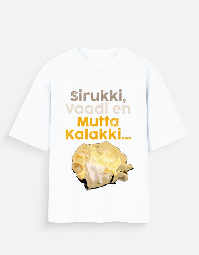 Mutta Kalakki Unisex Oversized Standard T-Shirt - Image 6