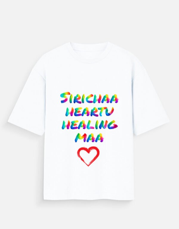 Siricha Heartu Healing Unisex Oversized Standard T-Shirt - Image 9