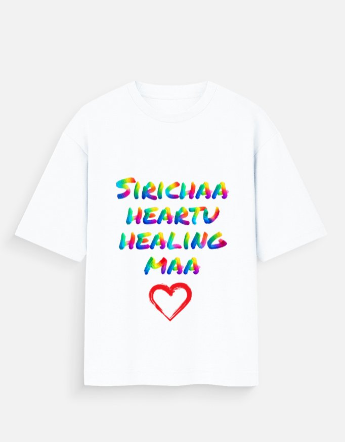 Siricha Heartu Healing Unisex Oversized Standard T-Shirt - Image 9