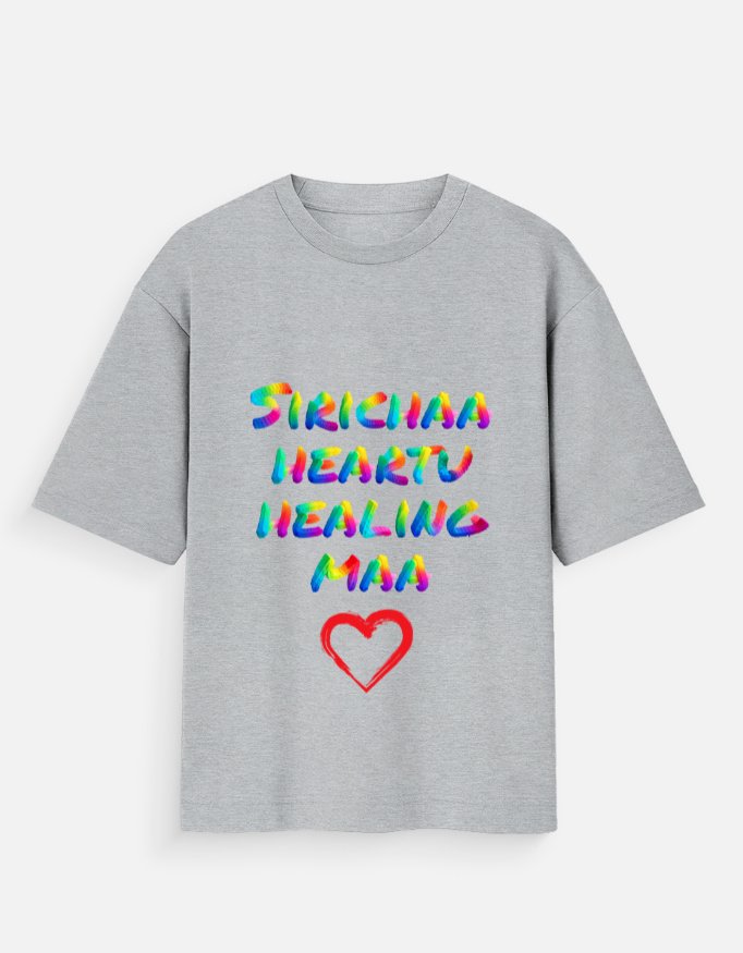 Siricha Heartu Healing Unisex Oversized Standard T-Shirt - Image 6