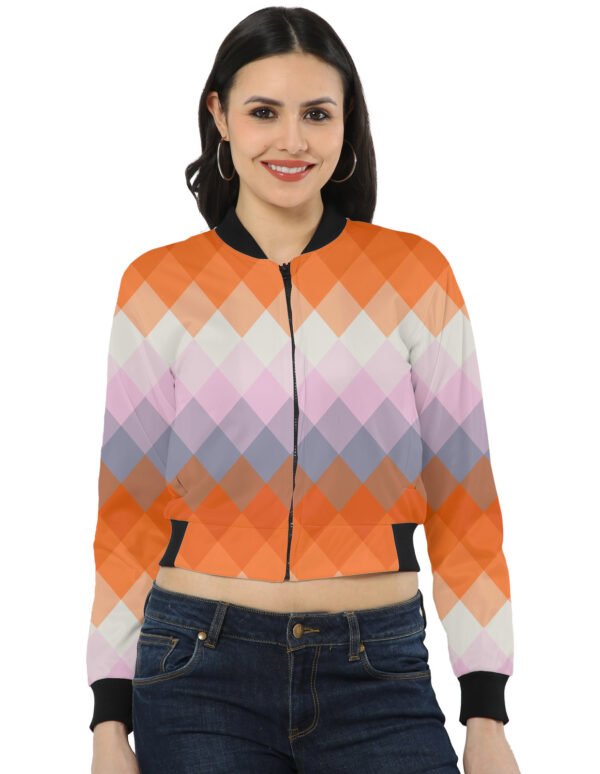 Apricot Dusk LGVGT Women Bomber Jacket