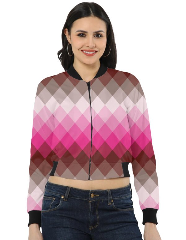 Berry Mocha LGVGT Women Bomber Jacket