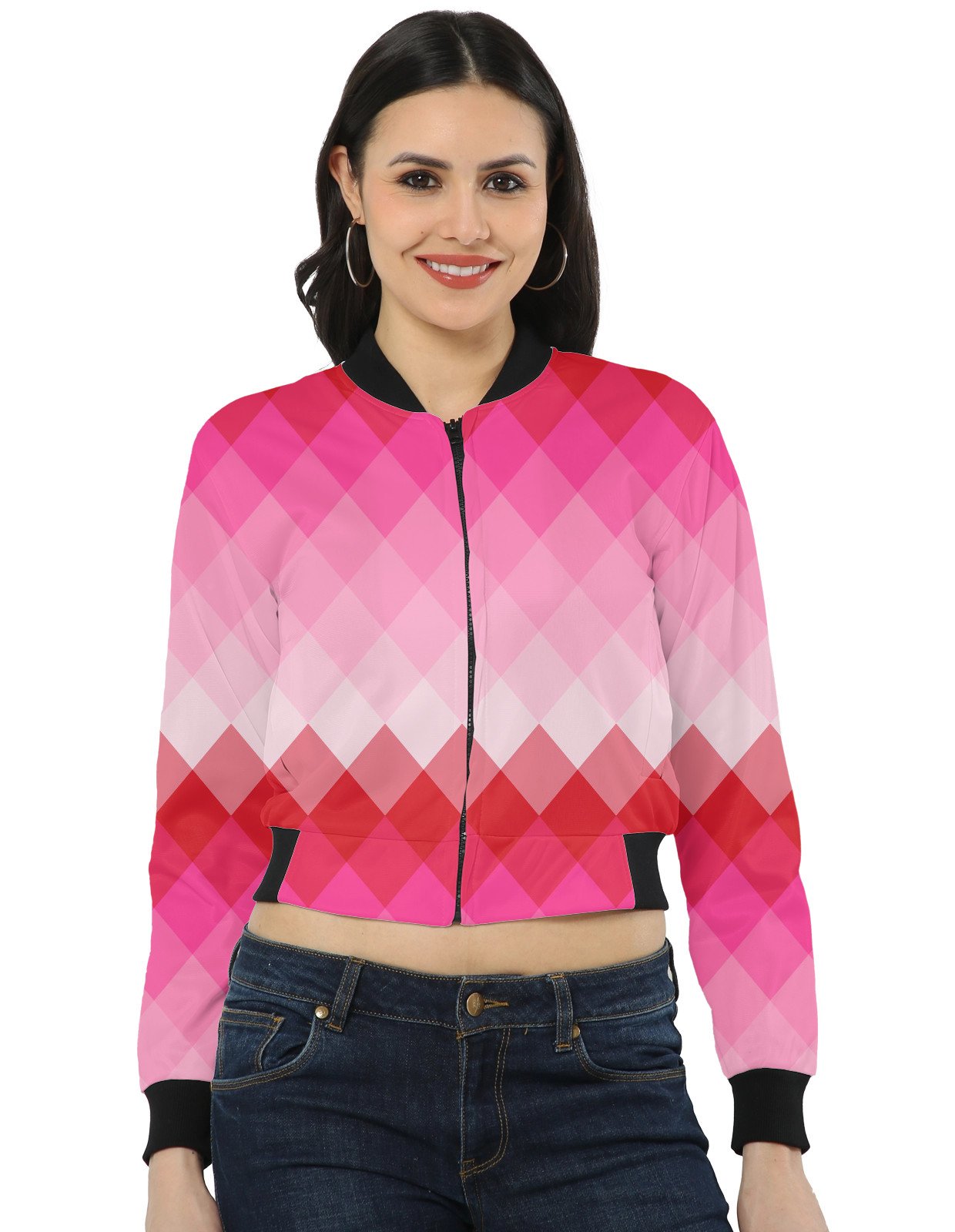 Blush to Bloom LGVGT Women Bomber Jacket - Image 1