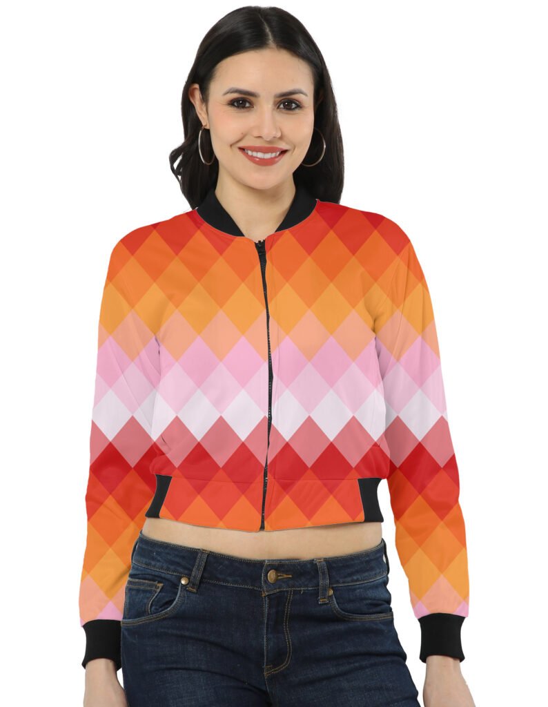 Cherry Bloom LGVGT Women Bomber Jacket