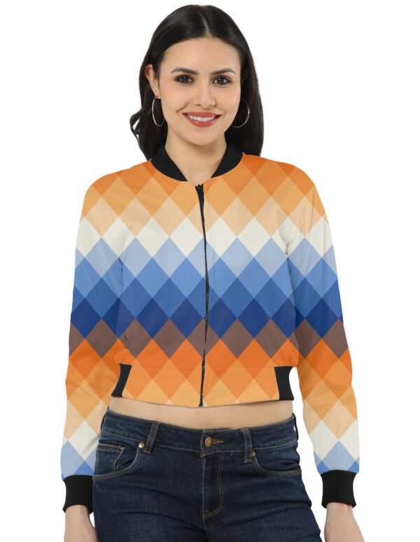 Citrus Wave LGVGT Women Bomber Jacket
