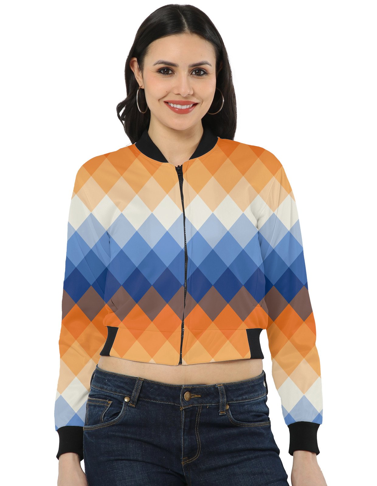 Citrus Wave LGVGT Women Bomber Jacket - Image 1