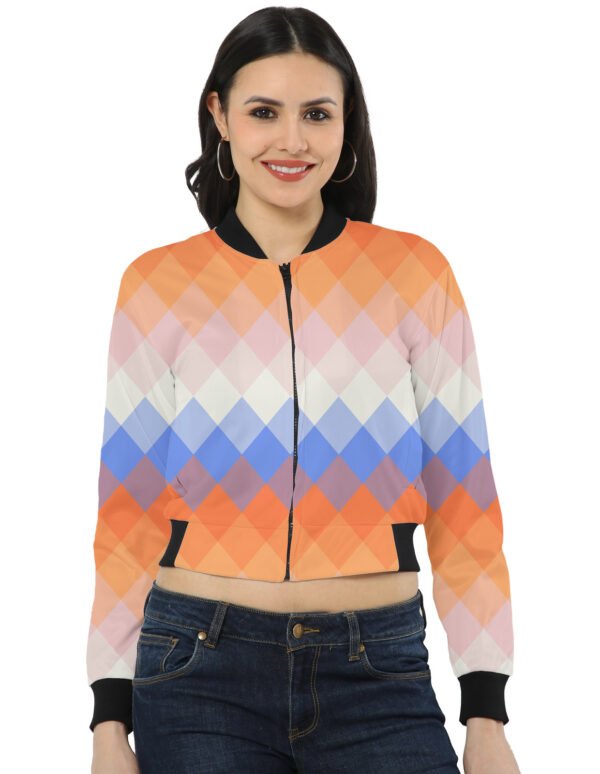 Coral Cloud LGVGT Women Bomber Jacket