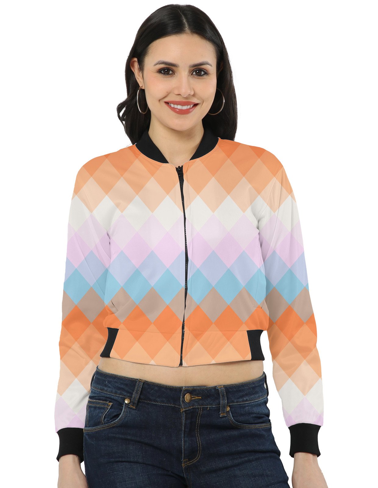 Cotton Gelato LGVGT Women Bomber Jacket - Image 1