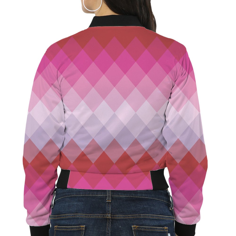 Dusty Petals LGVGT Women Bomber Jacket - Image 2