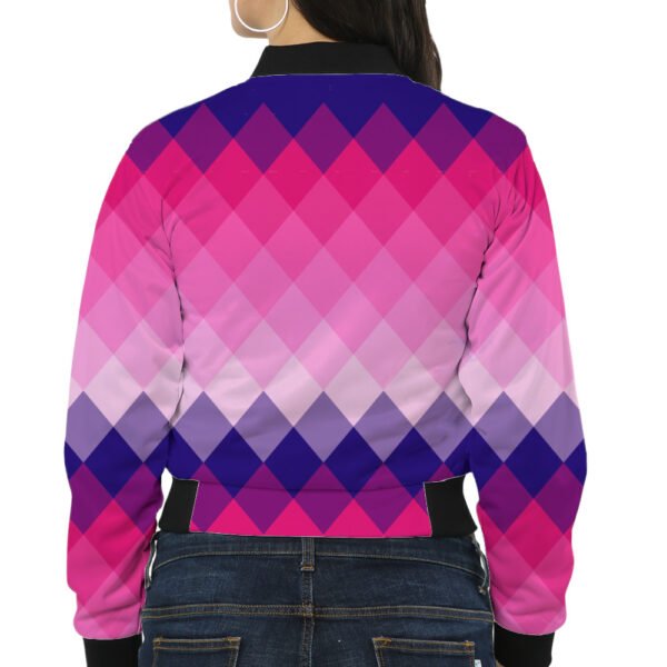 Electric Berries LGVGT Women Bomber Jacket - Image 2