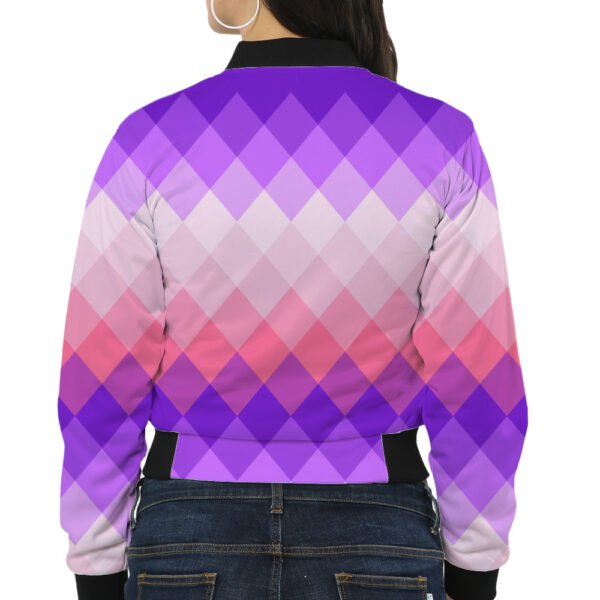 Lavender Kisses LGVGT Women Bomber Jacket - Image 2