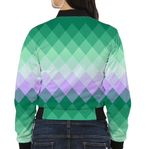 Lilac Mist LGVGT Women Bomber Jacket - Image 2